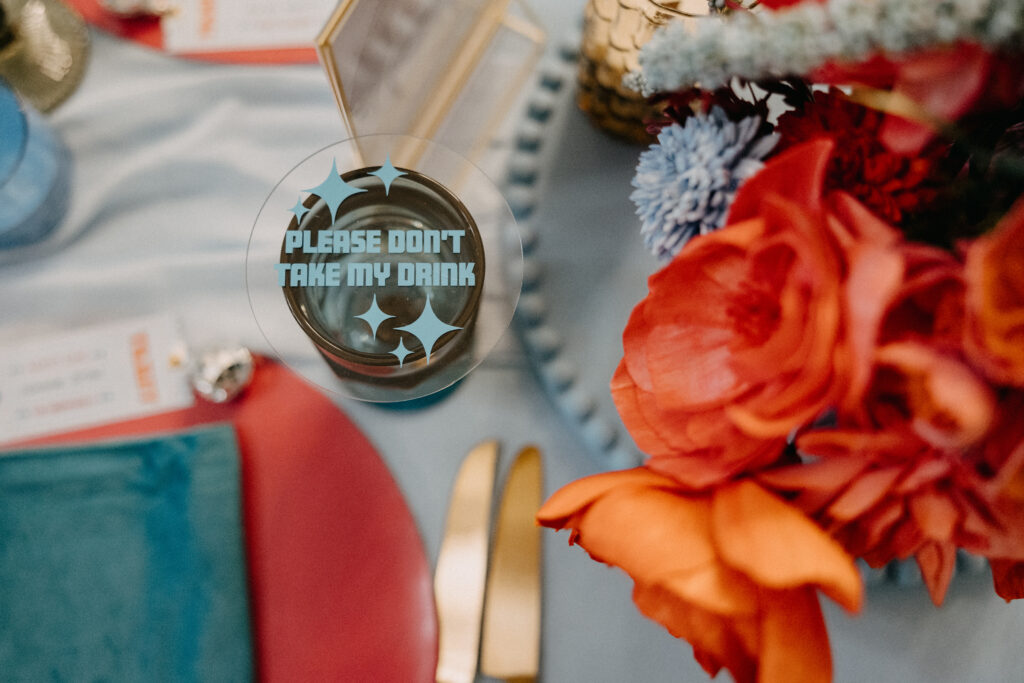 Please don't take my drink covers for wedding reception